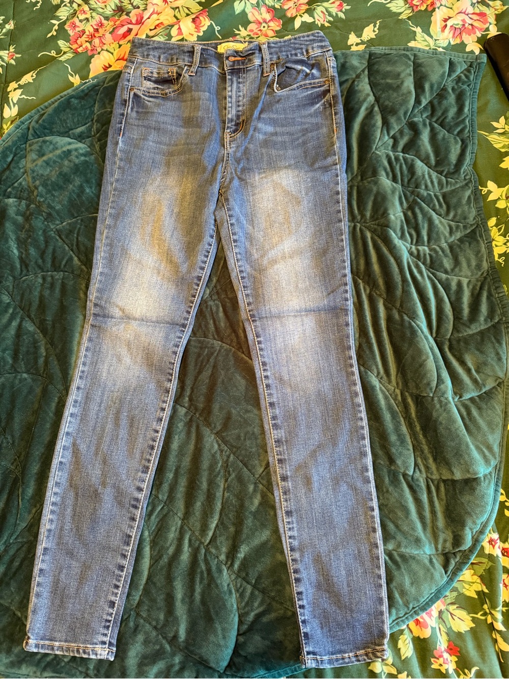 Jessica Simpson Women's High-Rise Skinny Jeans in Blue Wash